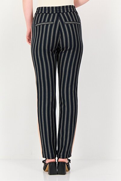 Reiko Women Street Fit Stripe Straight Leg Pants, Multicolor