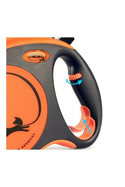 Flexi Dog Lead XTREME 5 m Orange Size L