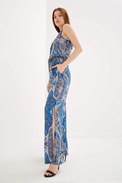 Fashion Friends Patterned Suit Blue