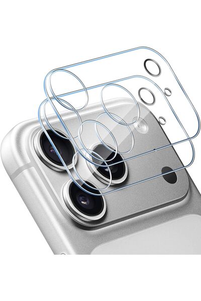 aheaks iPhone 17 Pro 2 Adet Kamera Ekran Koruyucu Nano Cam 9H Sertlik Çizilmez HD Kabarcıksız