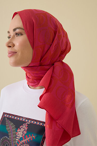 Imannoor Dama Desen Naia Pamuk Şal