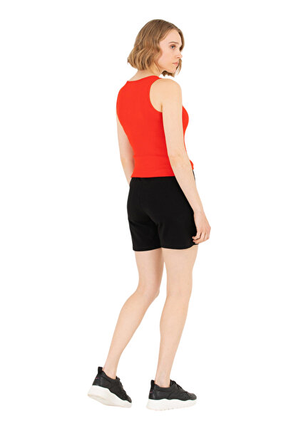 U.S. Polo Assn. Women's Black Knitted Shorts