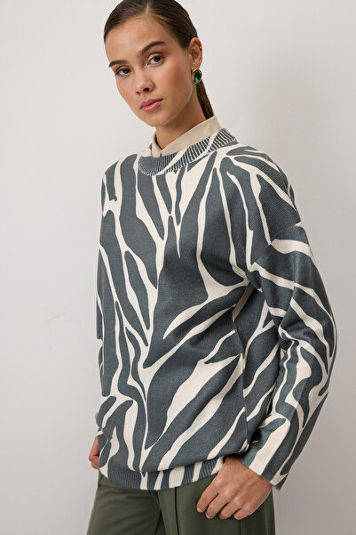 Touché Privé PATTERNED KNIT TUNIC