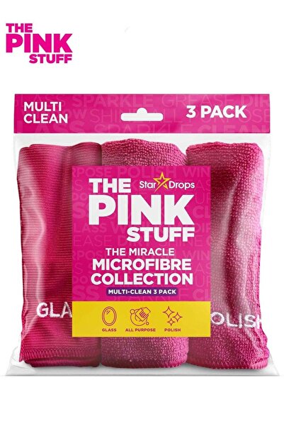 Stardrops – The Pink Stuff – Miracle Microfibre Cloth Collection 3 Pack