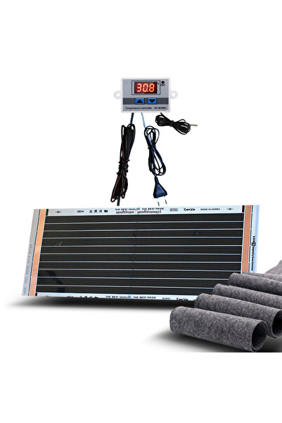 MULTİ SAN MULTİSANAYİ 25x50 cm Karbon Isıtıcı Film Termostatlı ve Keçeli Seçe...