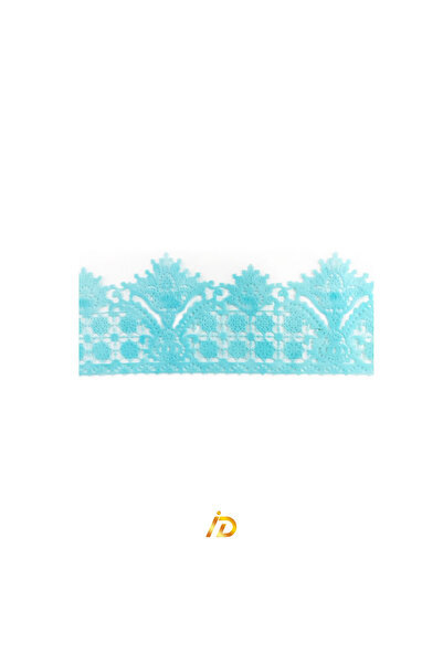 Ingrediente Dulci 2G Impex – Dantelă comestibilă #2324 – Albastră – #10 – 3buc.