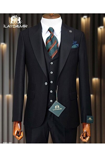 ilayda emir Ice Blue Men's Suit