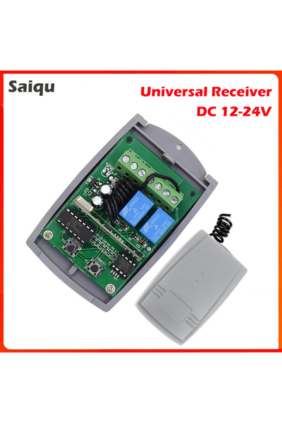 Choice Garage Door Receiver 2CH 433.92MHZ Remote Controller for Doorhan Gate Multi Brand Fixed Learning ...
