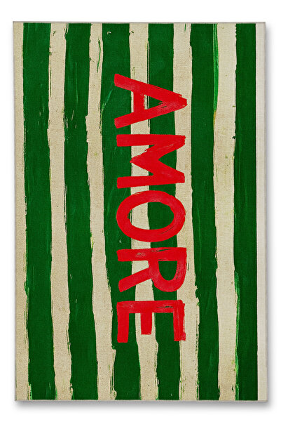 Rugs Modern Halı MOSSO Amore Yazılı Desenli Dokuma Taban Modern Dekoratif Hal...