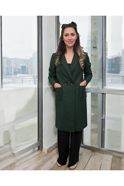 MAXORA SHOP Τέρυ παλτό με τσέπες