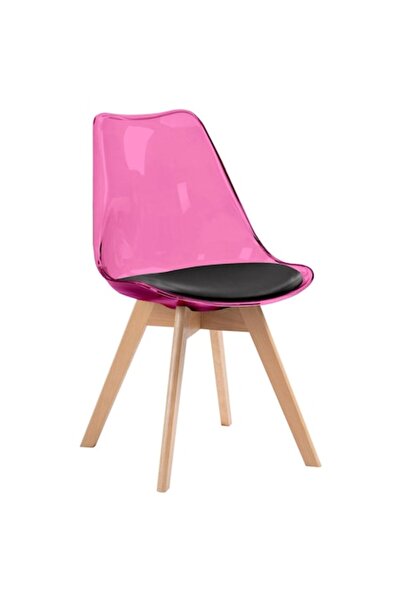 QMOBILI Scaun de bucătărie/sufragerie Tori TRS - carcasă transparentă din PP,...