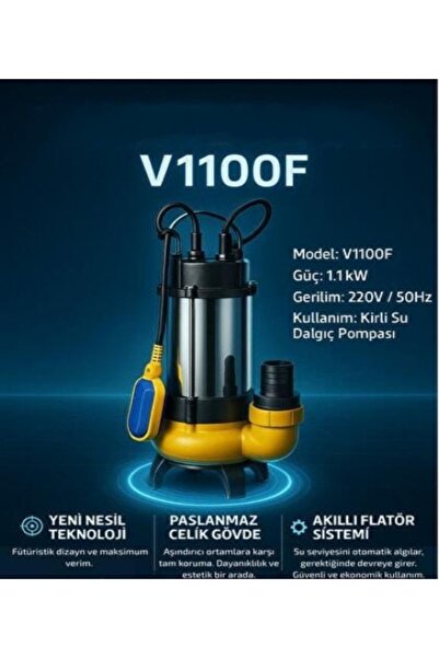 İmpo 1.1 Kw - 1.5 Hp 220V 2" Çıkışlı Foseptik Atık Su Drenaj Dalgıç Pompa