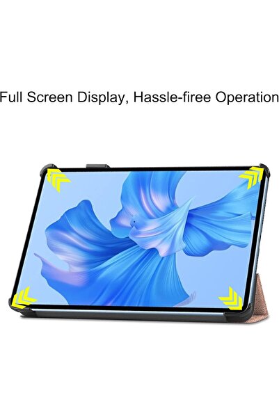 Kepuch Kaster Case for Huawei MatePad Pro 11 (2024/2022) - Ultra Slim PU Leather Cover - Rose Gold