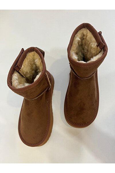 ROSE SHOES KİDS Fur-Lined, Side-Velcroed, Light Sole Children's Boots