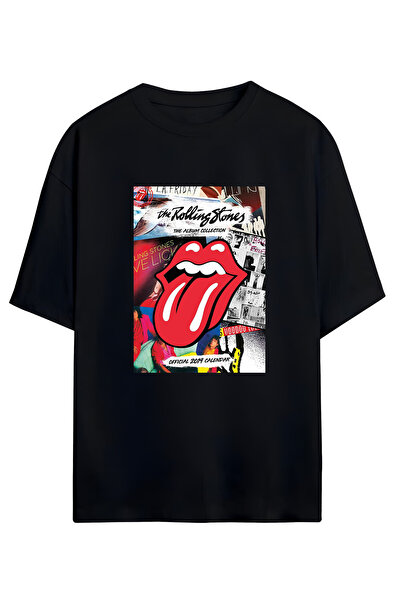 MAGORS """عش الروك أند رول روحك مع تي شيرت رولينج ستونز!""" تي شيرت قطني للجن...