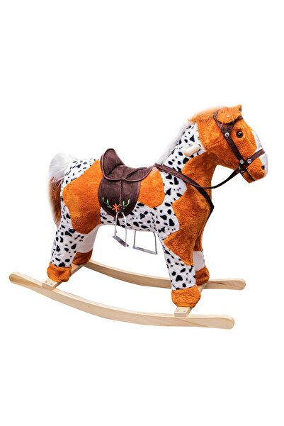 Robentoys Cal balansoar, lemn + pluș