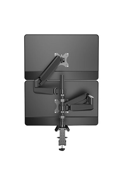 amXea M18-2 dual monitor desk mount, Black, for 13"-30" monitors up to 9 kg