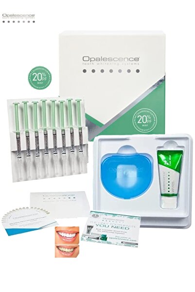 Ultradent جل تبييض الأسنان الأصلي أوبال سنس ذات قوة تبيض إحترافية تركيز 20٪ بنكهة النعناع - 8 أنابيب