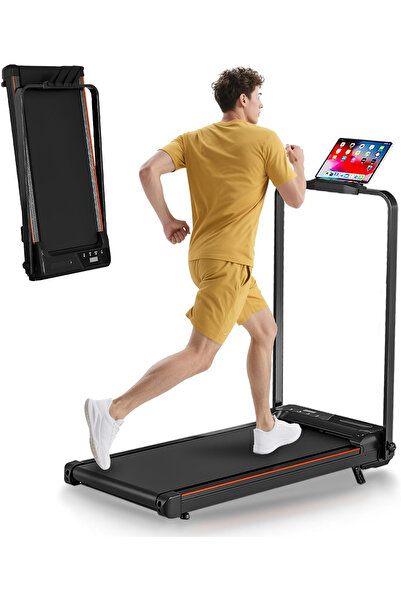 WAKYME Walking Pad Treadmill — 12% 9-Level Auto Incline, 450 lb Capacity, RGB LED Under-Desk Treadmills