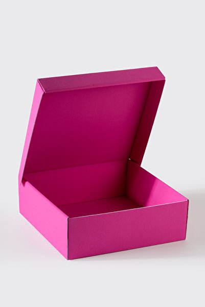 Miligram Paper 10 Adet 25.5x25.5x8.5 cm Pembe Kargo Kutusu