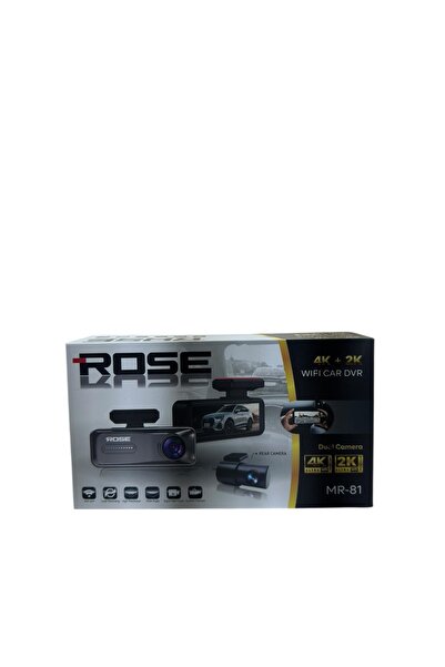 Blueway Rose MR-81 2 Kameralı Led Ekranlı Gece Görüşlü 4K+2K Araç İçi Ve Arka...