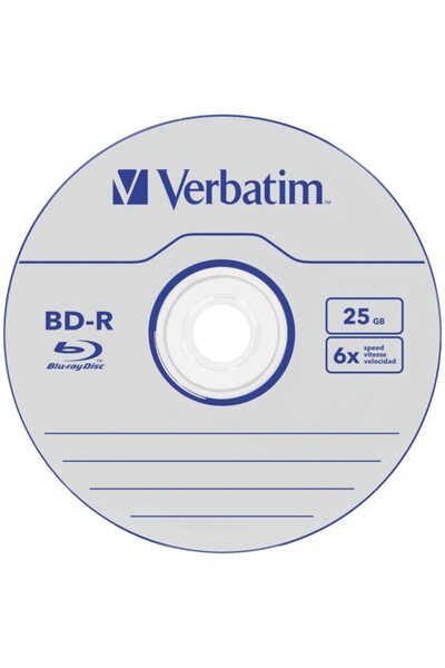 Verbatim BD-R Single Layer Datalife 25GB 6X spindle 50 buc.