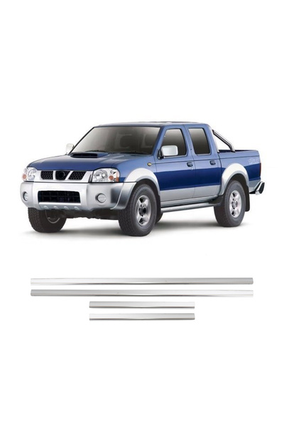 ServetDizaynOto Nissan Skystar Uyumlu 1999-2006 Krom Cam Çıtası 4 Parça Pasla...