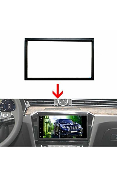 Choice Universal Car Stereo Radio Panel 2Din Frame Surround Panel For 7 Inch Large Screen Car Audio Dash...