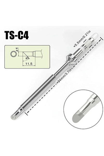 choice2 1Pc TS-C4 TS Series Pine64 TS100 TS101 Soldering Iron Tips Replacemen...