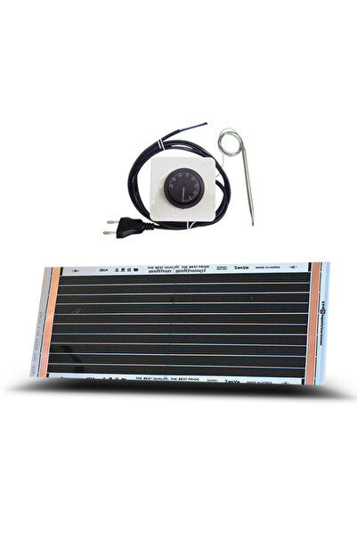 MULTİ SAN MULTİSANAYİ 25x50 cm Karbon Isıtıcı Film Termostatlı ve Keçeli Seçe...