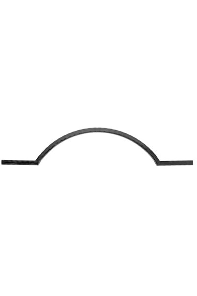 METALDESIGN Bara plată arcuită 25x5 mm, ARC 004, dimensiune 210x1170 mm