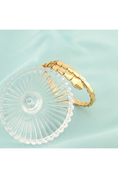 Bijuteria SORELLY Brățară șarpe din argint placată cu aur de 18k