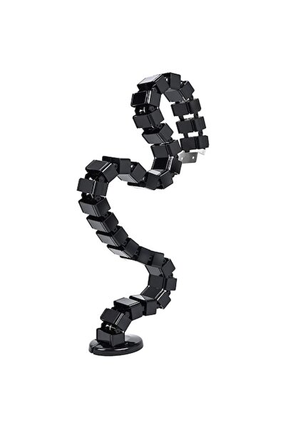 QMOBILI Pipe - Cable concealment profile, vertical, 120 cm, Black