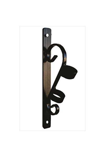 METALDESIGN Suport de perete pentru steaguri, mare, tip S, SST004, negru