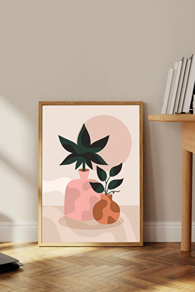 Dekorsiahome Τραπέζι σαλονιού κουζίνας με ξύλινο πλαίσιο μονοκόμματο TK1653