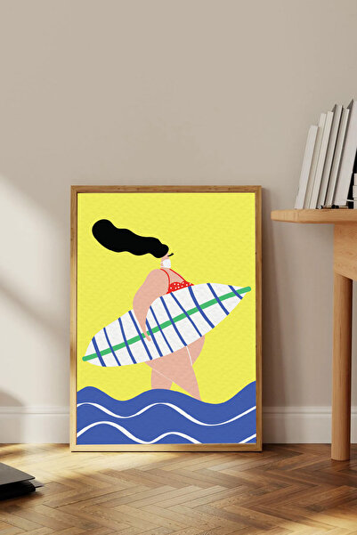 Dekorsiahome Τραπέζι σαλονιού κουζίνας με ξύλινο πλαίσιο μονοκόμματο TK1657