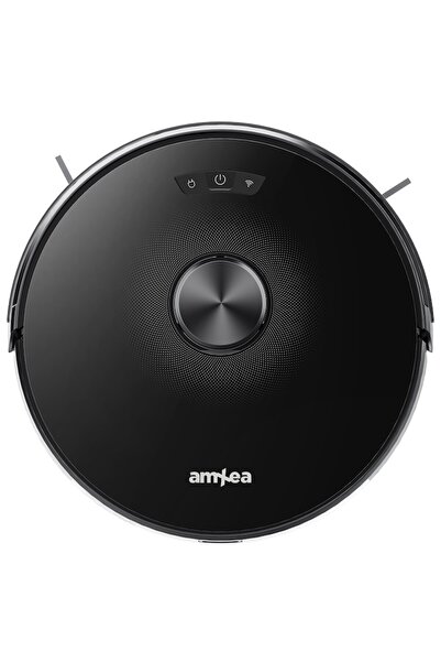 amXea E51 Robot Vacuum Cleaner Black - LiDAR navigation, Wi‑Fi app, remote, 2700 Pa