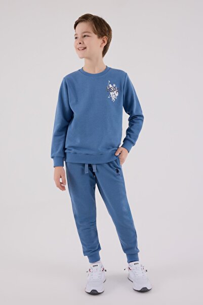 U.S. Polo Assn. Boys' Tracksuit Set Three Yarns Without Shardon