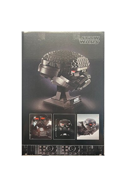 OEM Star Wars Universe Construction Set - Dark Trooper Helmet, 693 pieces