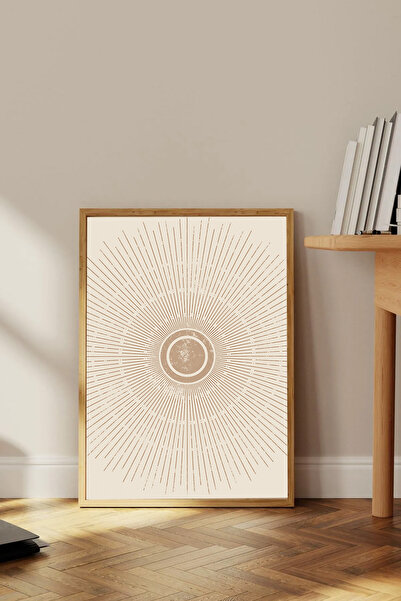 Dekorsiahome Τραπέζι σαλονιού κουζίνας με ξύλινο πλαίσιο μονοκόμματο TK1625