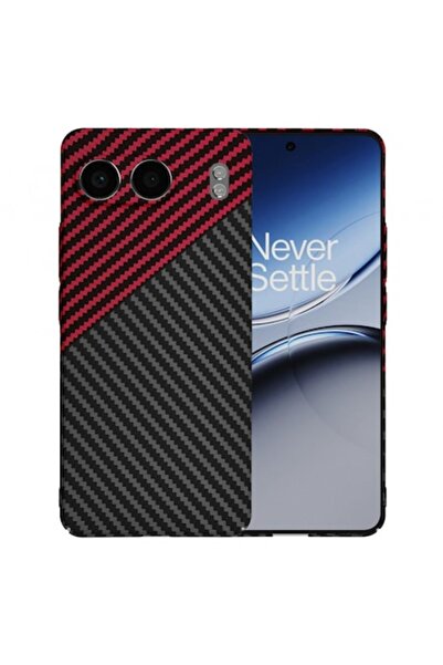 Stef's Cat Case for OnePlus Nord 4, Carbonite FiberShell Vortex, Red