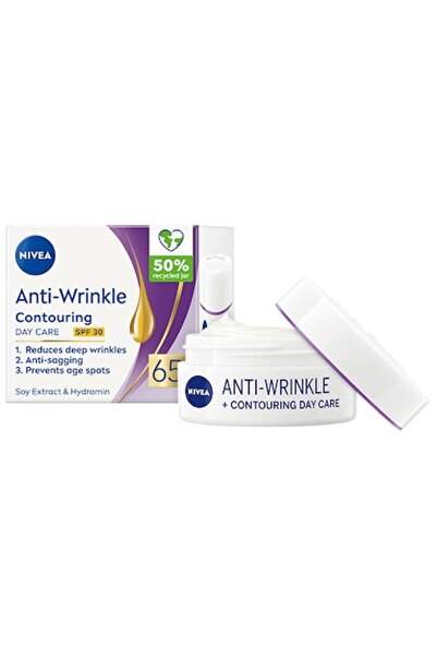 NIVEA cremă de zi antirid 65+, 50 ml