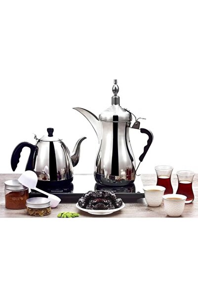 Gulf Dalla GA-C94847 Arabic Coffee Maker with Glass & Accessories – 1600W