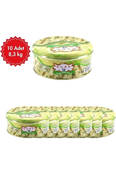 Üçel Fıstıklı Helva 830 G x 10 Adet | Geleneksel Tatlı | Antep Fıstıklı | Kahvaltılık & Atıştırmalık