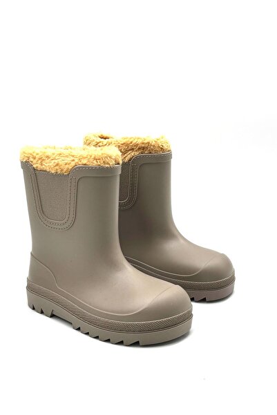 IGOR Tokıo W10290 Kürklü Çocuk Yağmur Botu KAHVE