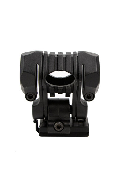 choice2 حامل مصباح يدوي للخوذة BOOIU أسود مقاس 25 مم متعدد الزوايا من البلاست...