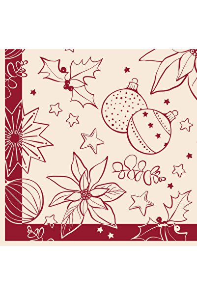 Mank Șervețele de masă festive Linclass pentru Crăciun/Revelion - Milano / 40...