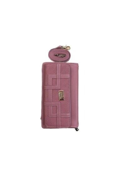 Cadouridiversity Women's wallet, faux leather, zipper, pink, 19 cm x 11 cm, R35-14B