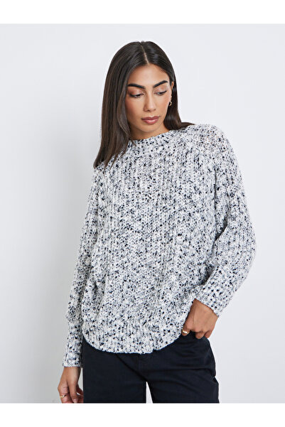 Styli Regular Fit Multi Yarn Knit Sweater