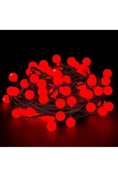 NW NessiWorld 5m 28 Led Red Light Black Cable with Plug